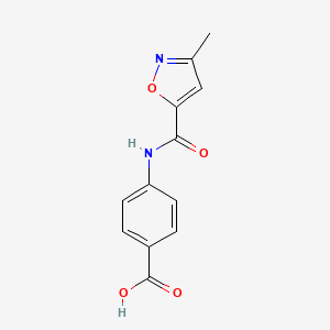 4-[(3-Methyl-1,2-oxazole-5-carbonyl)amino]benzoic acid