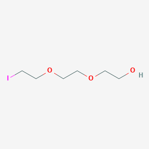 molecular formula C6H13IO3 B3054955 2-(2-(2-Iodoethoxy)ethoxy)ethanol CAS No. 62573-16-4