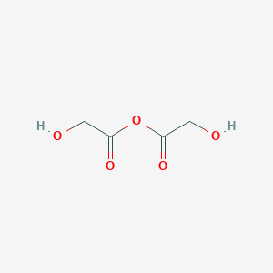 molecular formula C4H6O5 B3054960 Acetic acid, hydroxy-, anhydride CAS No. 626-25-5
