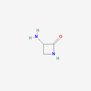 molecular formula C3H6N2O B3054971 3-Aminoazetidin-2-one CAS No. 62634-84-8