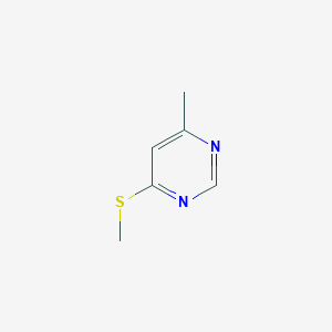 molecular formula C6H8N2S B3054987 4-methyl-6-methylsulfanylpyrimidine CAS No. 62671-89-0