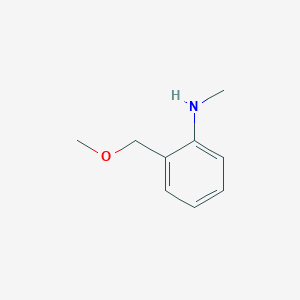 molecular formula C9H13NO B3055003 2-(Methoxymethyl)-N-methylaniline CAS No. 62723-79-9