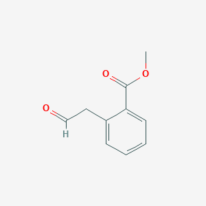 molecular formula C10H10O3 B3055004 Methyl 2-(2-oxoethyl)benzoate CAS No. 62723-81-3