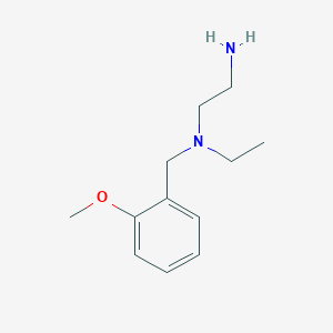 molecular formula C12H20N2O B3055010 N*1*-Ethyl-N*1*-(2-methoxy-benzyl)-ethane-1,2-diamine CAS No. 62748-45-2