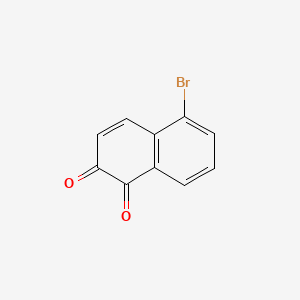 molecular formula C10H5BrO2 B3055022 5-Bromonaphthalene-1,2-dione CAS No. 62784-49-0