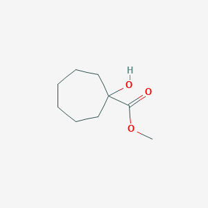 molecular formula C9H16O3 B3055026 Methyl 1-hydroxycycloheptane-1-carboxylate CAS No. 62791-48-4