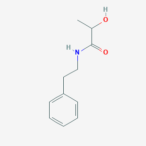 molecular formula C11H15NO2 B3055029 2-Hydroxy-n-(2-phenylethyl)propanamide CAS No. 6280-21-3