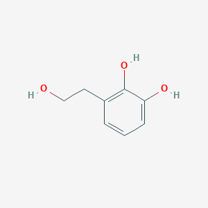 molecular formula C8H10O3 B3055076 3-(2-Hydroxyethyl)benzene-1,2-diol CAS No. 62978-84-1