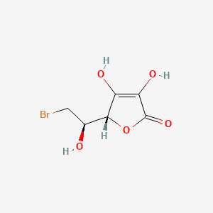 molecular formula C6H7BrO5 B3055082 6-Deoxy-6-bromoascorbic acid CAS No. 62983-44-2
