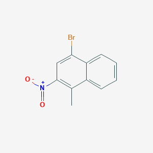 molecular formula C11H8BrNO2 B3055092 4-Bromo-1-methyl-2-nitronaphthalene CAS No. 63017-86-7