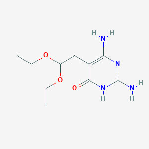 2,6-Diamino-5-(2,2-diethoxyethyl)pyrimidin-4-OL