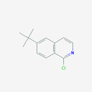 Isoquinoline, 1-chloro-6-(1,1-dimethylethyl)-