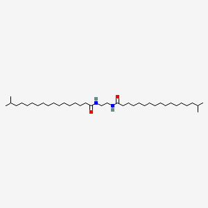 molecular formula C38H76N2O2 B3055108 Isooctadecanamide, N,N'-1,2-ethanediylbis- CAS No. 63059-78-9