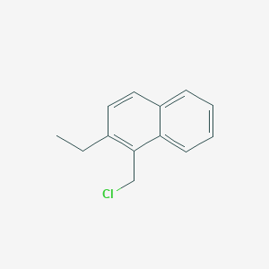 molecular formula C13H13Cl B3055110 1-(Chloromethyl)-2-ethylnaphthalene CAS No. 63079-34-5