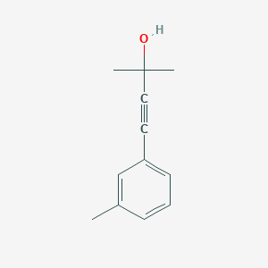 molecular formula C12H14O B3055111 2-Methyl-4-(3-methylphenyl)but-3-yn-2-ol CAS No. 63079-66-3