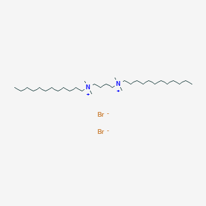 molecular formula C32H70BrN2+ B3055115 N1,N4-Didodecyl-N1,N1,N4,N4-tetramethylbutane-1,4-diaminium bromide CAS No. 6309-01-9