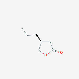 molecular formula C7H12O2 B3055116 (4S)-4-Propyloxolan-2-one CAS No. 63095-60-3