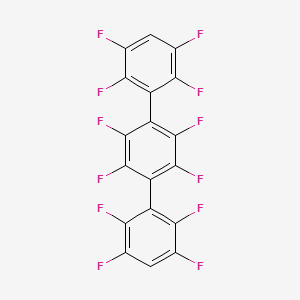 B3055123 1,1':4',1''-Terphenyl, 2,2',2'',3,3',3'',5,5',5'',6,6',6''-dodecafluoro- CAS No. 63107-91-5