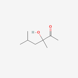 molecular formula C8H16O2 B3055147 3-Hydroxy-3,5-dimethyl-2-hexanone CAS No. 6321-14-8