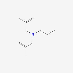 molecular formula C12H21N B3055148 Tris(2-methylallyl)amine CAS No. 6321-40-0