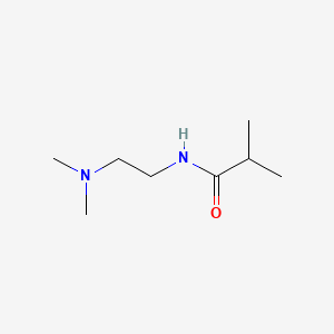 molecular formula C8H18N2O B3055151 N-[2-(dimethylamino)ethyl]-2-methylpropanamide CAS No. 63224-17-9