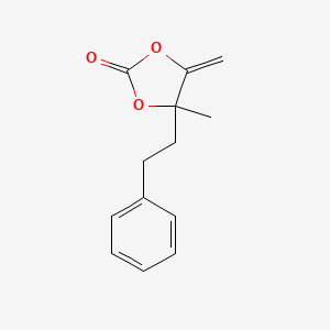4-Methyl-5-methylidene-4-(2-phenylethyl)-1,3-dioxolan-2-one