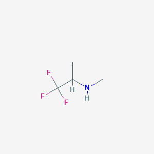 molecular formula C4H8F3N B3055160 N-Methyl-1,1,1-trifluoro-2-propylamine CAS No. 632344-06-0