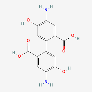 4,4'-Diamino-5,5'-dihydroxybiphenyl-2,2'-dicarboxylic acid