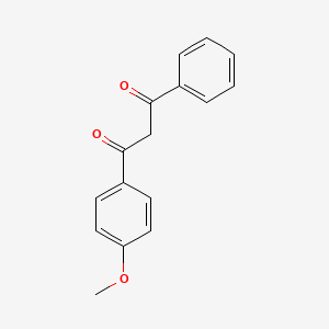 molecular formula C16H14O3 B3055168 1-(4-methoxyphenyl)-3-phenylpropane-1,3-dione CAS No. 6327-79-3