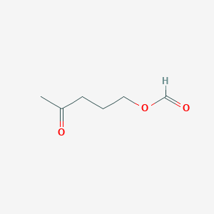 molecular formula C6H10O3 B3055181 4-Oxopentyl formate CAS No. 63305-45-3