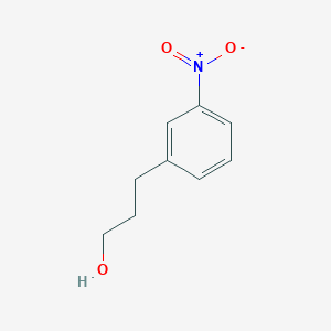 molecular formula C9H11NO3 B3055182 3-(3-Nitrophenyl)propan-1-ol CAS No. 63307-44-8