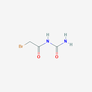 molecular formula C3H5BrN2O2 B3055189 2-bromo-N-carbamoylacetamide CAS No. 6333-87-5