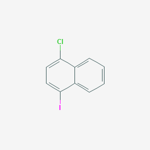 molecular formula C10H6ClI B3055193 1-Chloro-4-iodonaphthalene CAS No. 6334-37-8