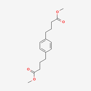 Methyl 4-[4-(4-methoxy-4-oxobutyl)phenyl]butanoate