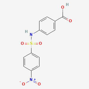 4-{[(4-Nitrophenyl)sulfonyl]amino}benzoic acid