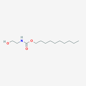 molecular formula C13H27NO3 B3055230 decyl N-(2-hydroxyethyl)carbamate CAS No. 6345-40-0