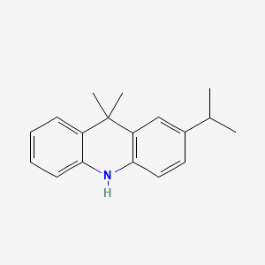 B3055234 9,10-Dihydro-9,9-dimethyl-2-(1-methylethyl)acridine CAS No. 63451-42-3