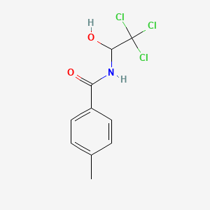 4-methyl-N-(2,2,2-trichloro-1-hydroxyethyl)benzamide