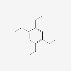 molecular formula C14H22 B3055245 1,2,4,5-Tetraethylbenzene CAS No. 635-81-4