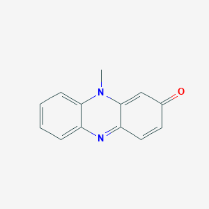 molecular formula C13H10N2O B3055247 2(10H)-Phenazinone, 10-methyl- CAS No. 63508-56-5