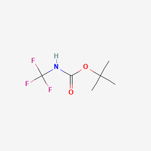 B3055266 Carbamic acid, (trifluoromethyl)-, 1,1-dimethylethyl ester CAS No. 63689-57-6