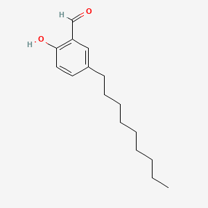 molecular formula C16H24O2 B3055293 2-羟基-5-壬基苯甲醛 CAS No. 63753-10-6