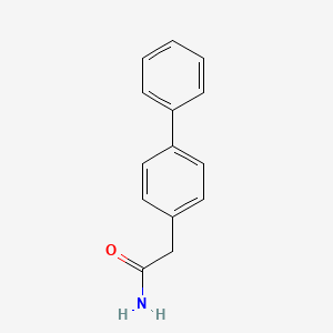 molecular formula C14H13NO B3055295 [1,1'-Biphenyl]-4-acetamide CAS No. 63780-50-7