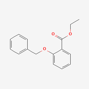 molecular formula C16H16O3 B3055312 Ethyl 2-(benzyloxy)benzoate CAS No. 63888-93-7