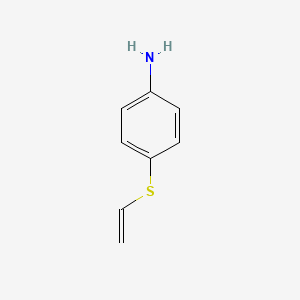 B3055319 4-(Ethenylsulfanyl)aniline CAS No. 63930-39-2
