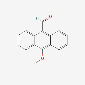 molecular formula C16H12O2 B3055320 10-Methoxyanthracene-9-carbaldehyde CAS No. 63934-06-5
