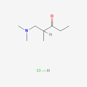 B3055323 1-(Dimethylamino)-2-methyl-3-pentanone hydrochloride CAS No. 63942-70-1