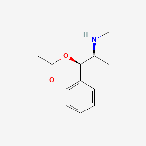 molecular formula C12H17NO2 B3055324 O-Acetylephedrine CAS No. 63950-97-0
