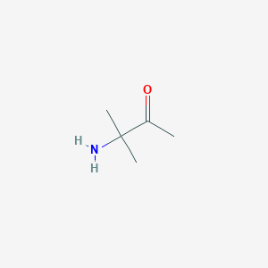 molecular formula C5H11NO B3055331 3-Amino-3-methylbutan-2-one CAS No. 63989-57-1