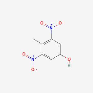 molecular formula C7H6N2O5 B3055332 3,5-Dinitro-p-cresol CAS No. 63989-82-2